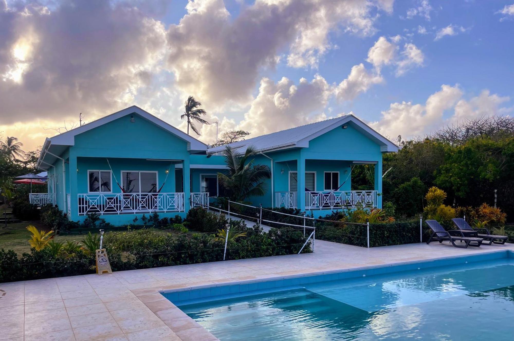 Blue Lizard House Villa San Andres  Luaran gambar