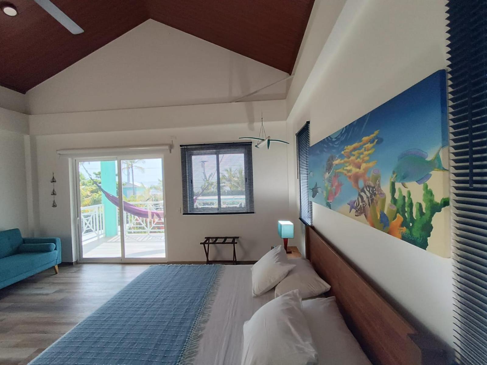 Blue Lizard House Villa San Andres  Bilik gambar